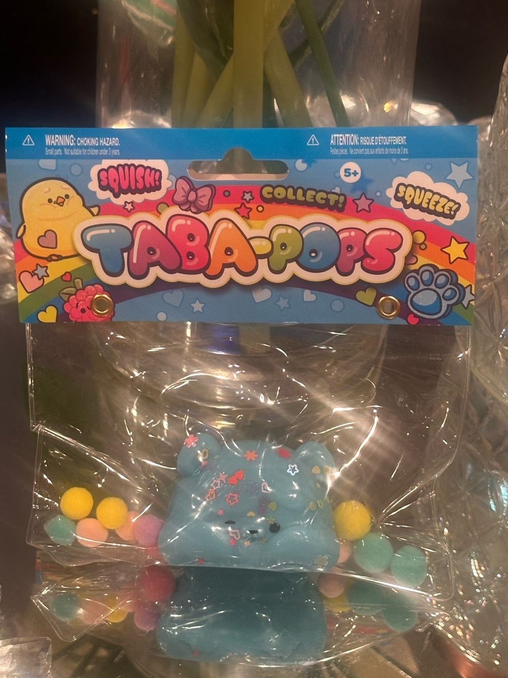 Taba-Pops Kawaii Bear Squishy Fidget Toy Stress Relief Cute Desk Decor New TREND